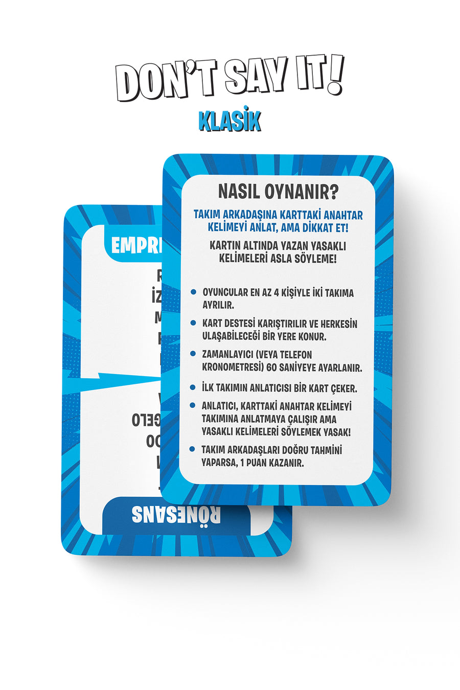 Klasik - Don't Say It! | Yasaklı Kelime Oyunu