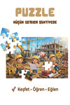 Küçük Ustalar Şantiyede 40 Parça Çocuk Puzzle – İnşaat Temalı Eğitici Yapboz 23 x 15 cm