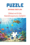 Okyanus Dostları 40 Parça Çocuk Puzzle – Deniz Canlıları Temalı Eğitici Yapboz 23 x 15 cm