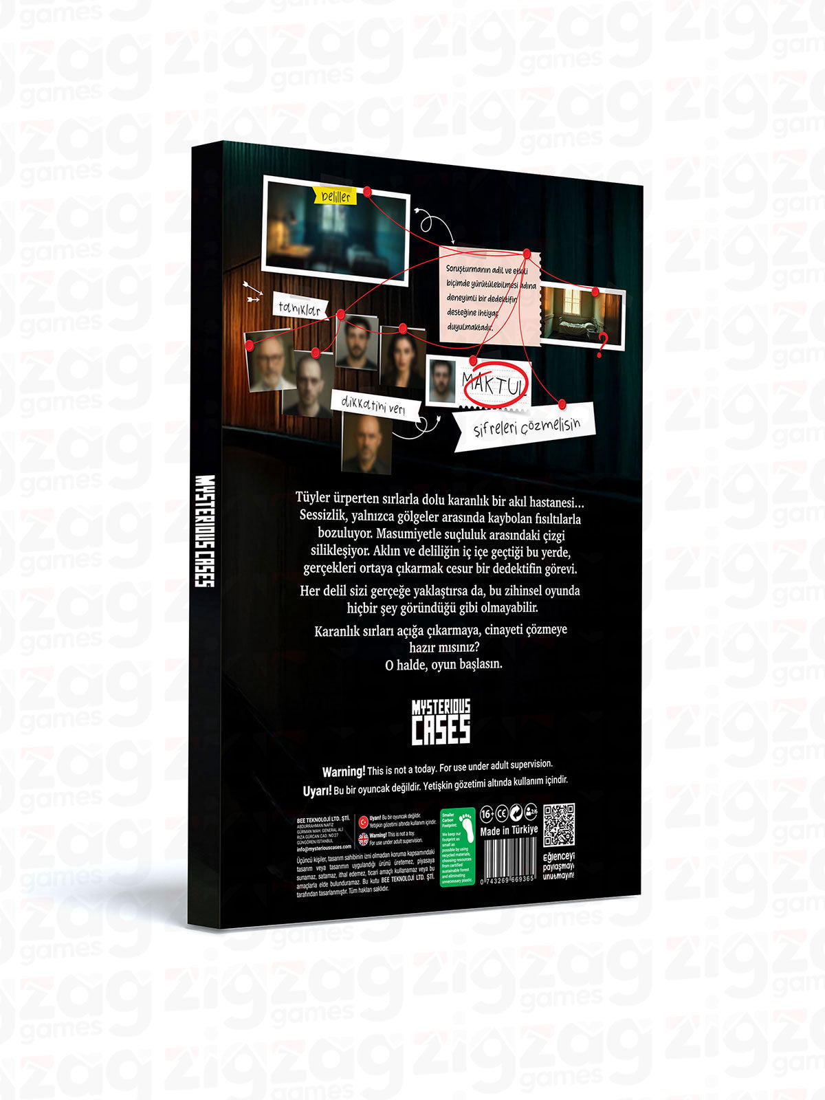 Akıl Hastanesi Davası | Dedektif Oyunu