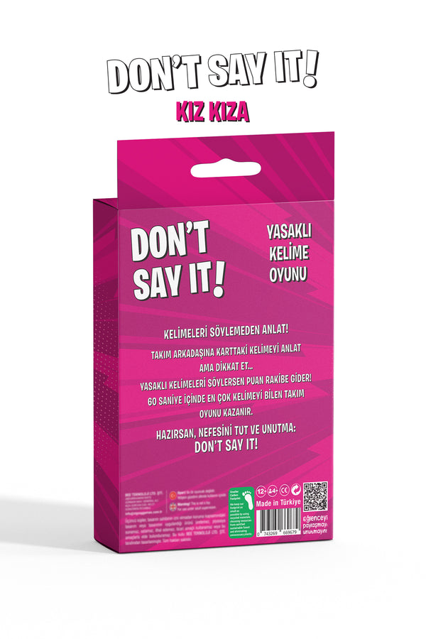Kız Kıza - Don't Say It! | Yasaklı Kelime Oyunu (Kopya)