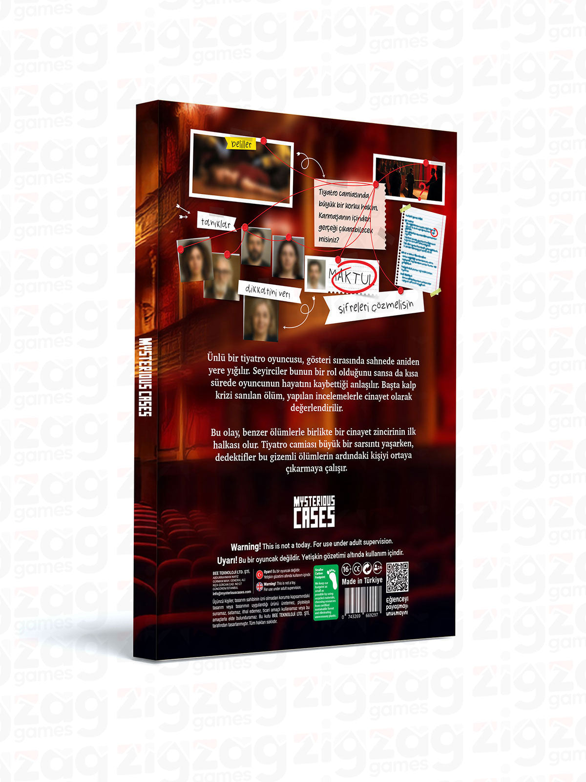 Sahne Cinayetleri | Dedektif Oyunu