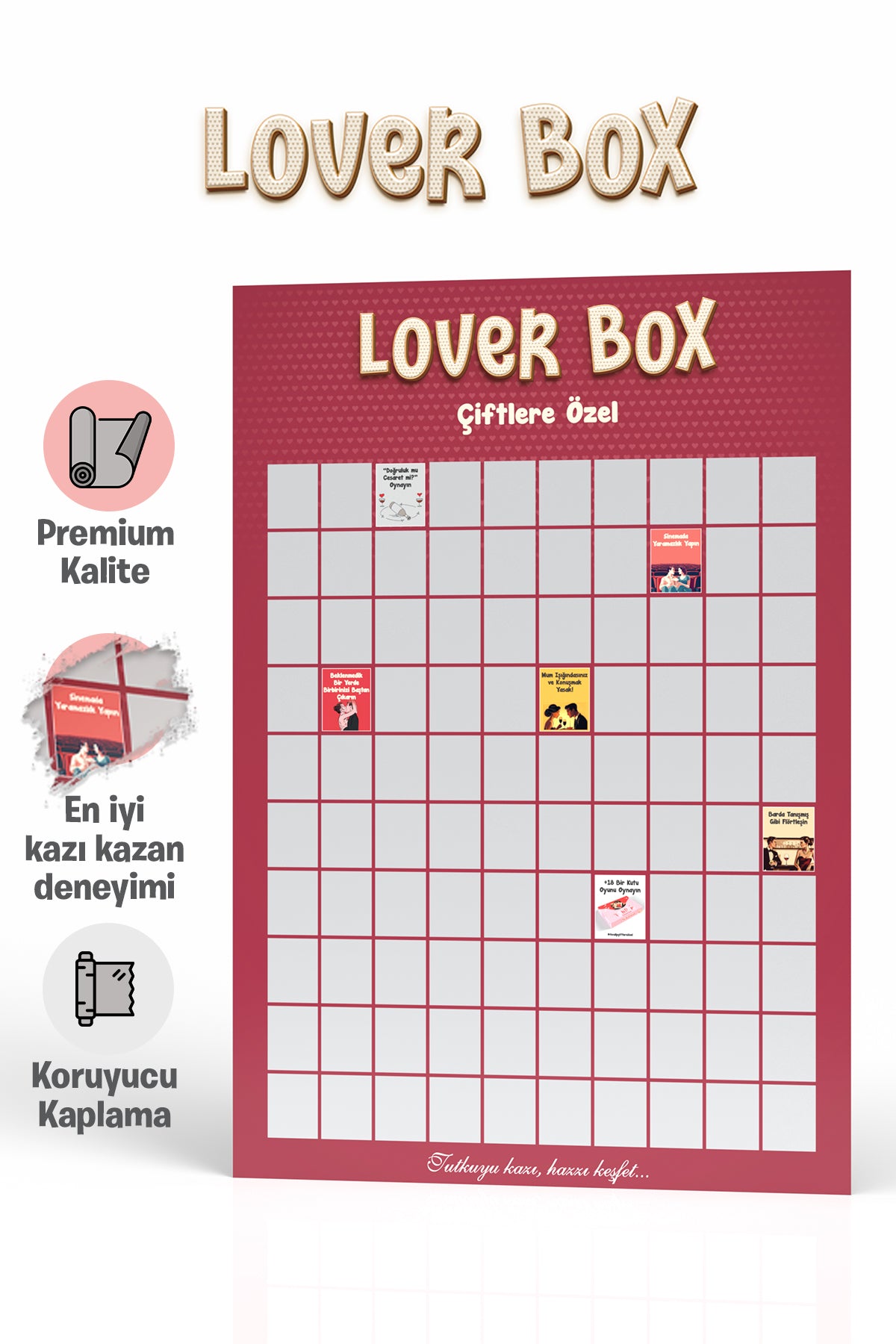 Çiftlere Özel +18 | Kazı Kazan Poster | Lover Box