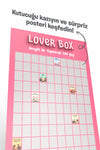 Sevgiliyle Yapılacak 100 Şey | Kazı Kazan Poster | Lover Box
