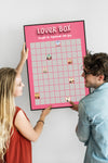 Sevgiliyle Yapılacak 100 Şey | Kazı Kazan Poster | Lover Box