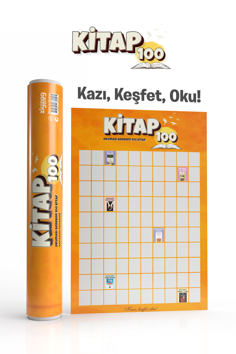 Kitap 100 Kazı Kazan Poster