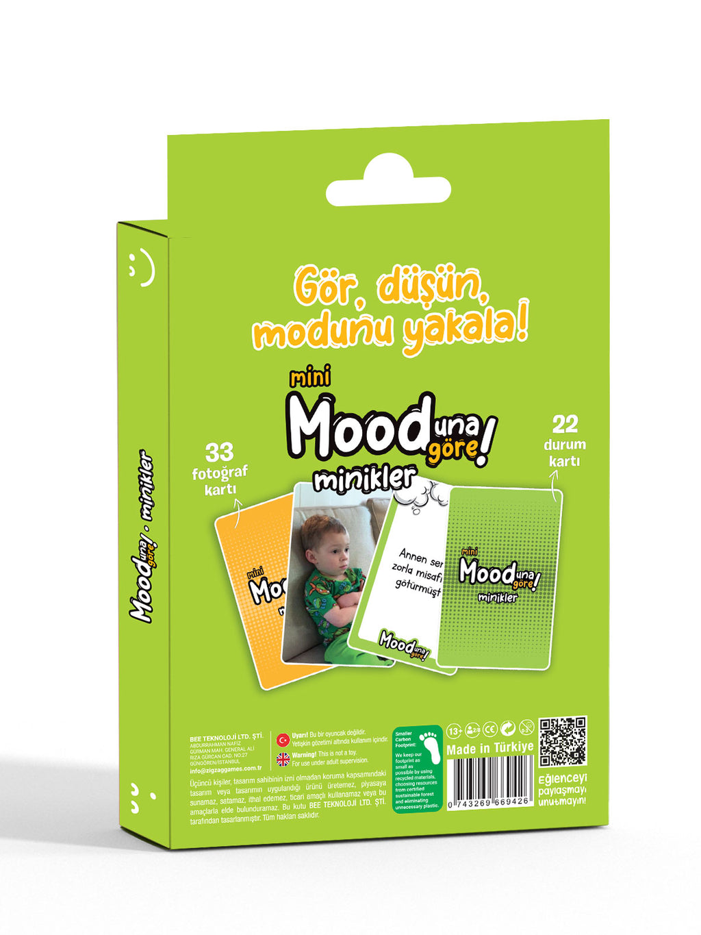 Mooduna Göre Mini - Minikler | Çocuklar İçin | Kutu & Kart Oyunu