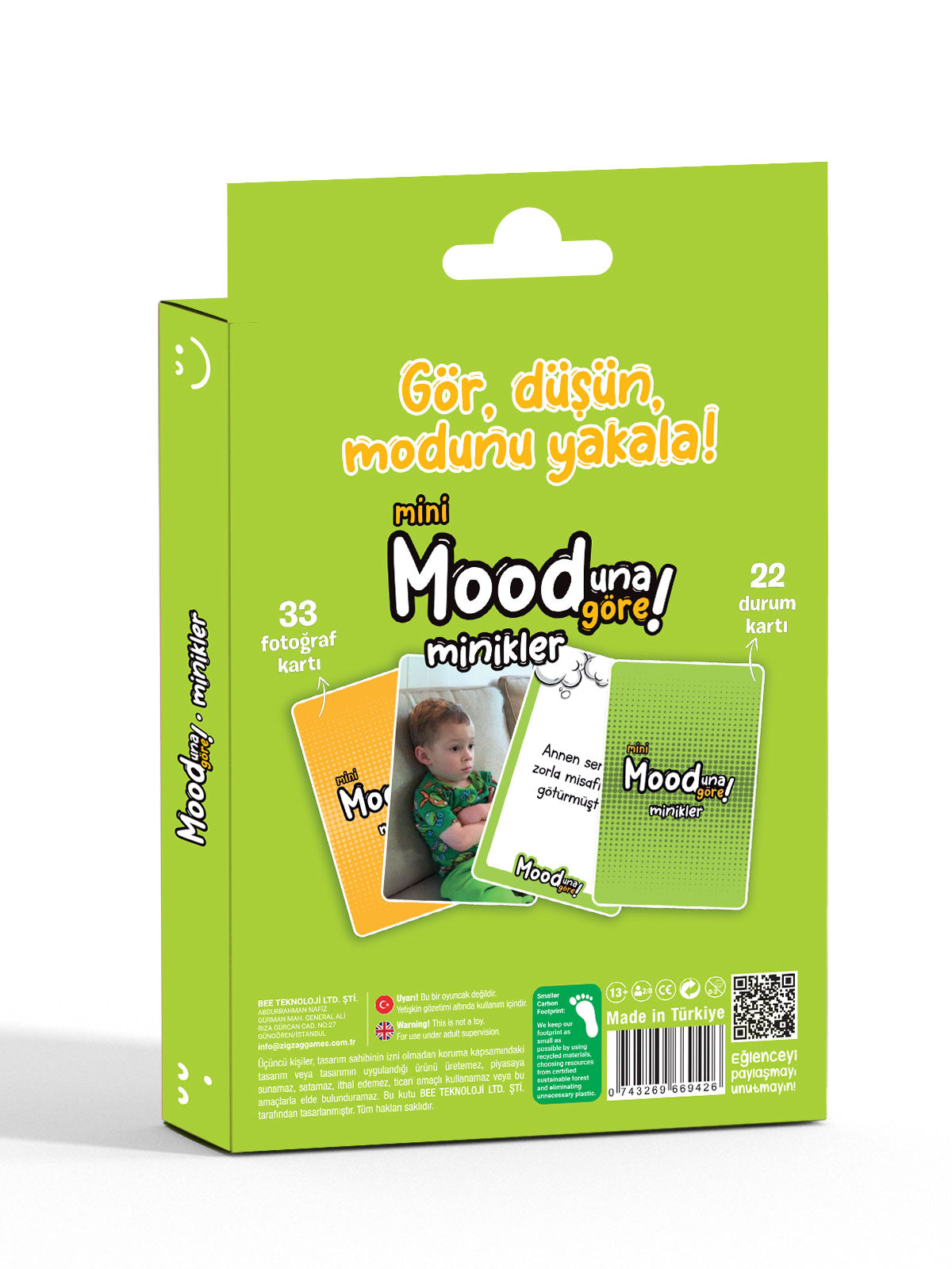 Mooduna Göre Mini - Minikler | Çocuklar İçin | Kutu & Kart Oyunu