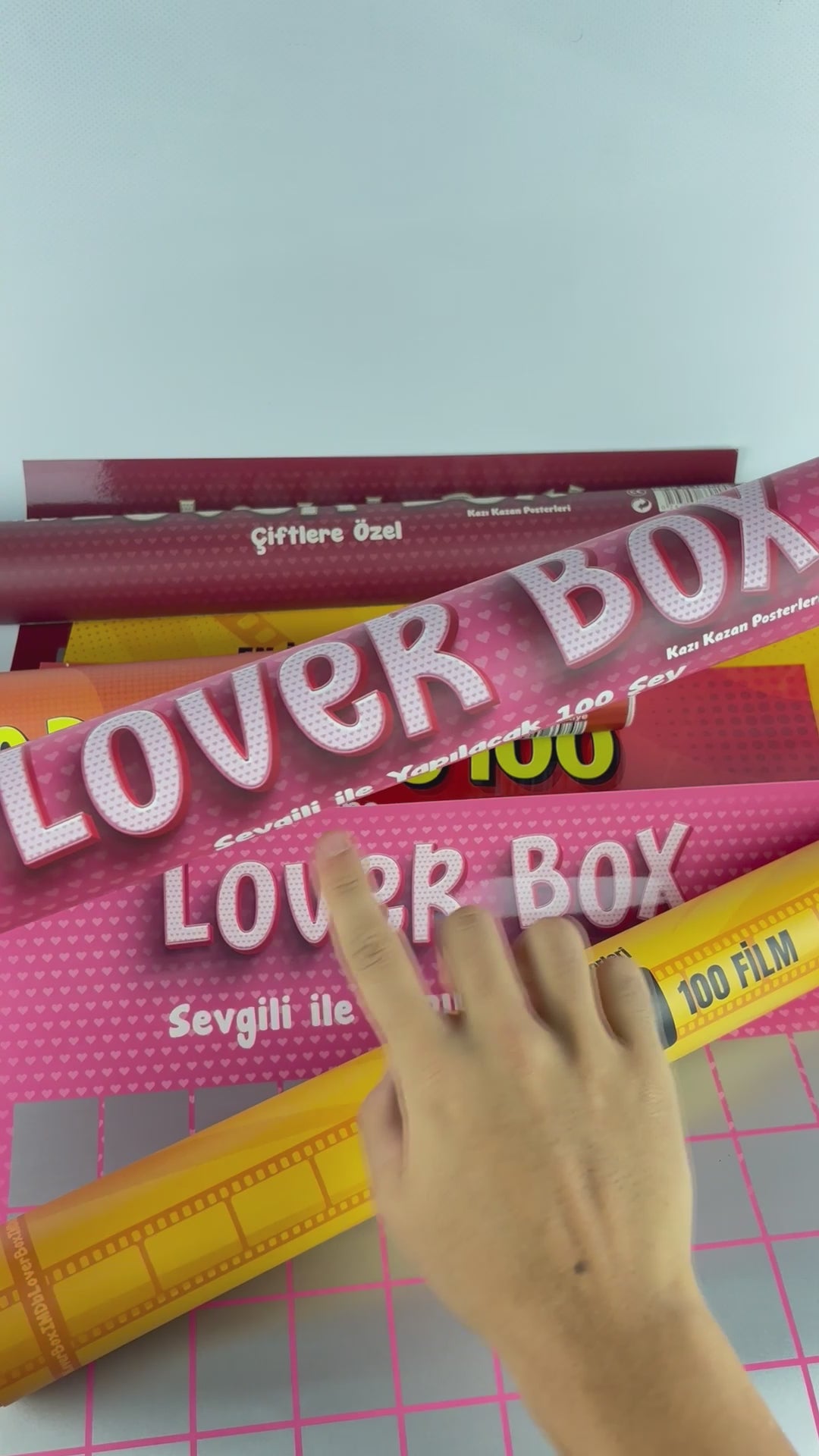 Çiftlere Özel +18 | Kazı Kazan Poster | Lover Box – Zigzag Games