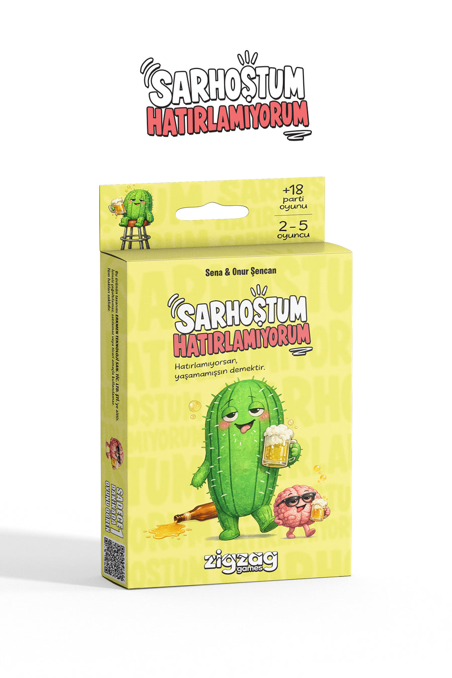 Sarhoştum Hatırlamıyorum +18 Yetişkin Parti Kart Oyunu
